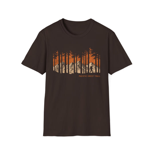 Pacific Crest Trail Sunset T-Shirt | Vintage Mountain Hiking Tee
