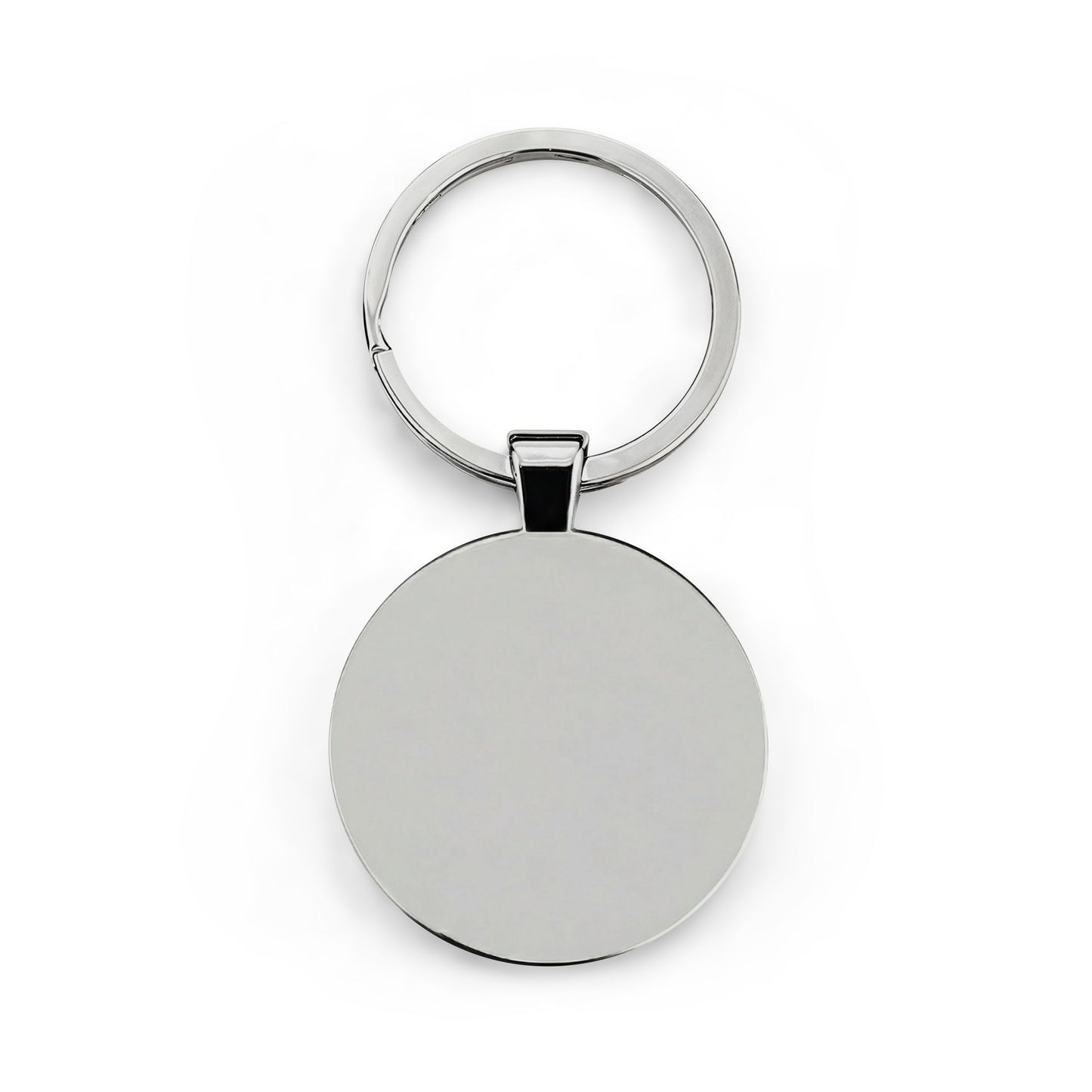 Pacific Crest Trail Round Stainless Steel Keychain — Hiking Souvenir Keyring (California · Oregon · Washington)