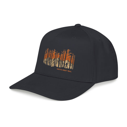 Pacific Crest Trail Vintage Forest Mountain Baseball Cap