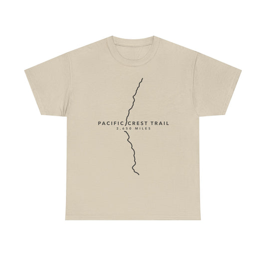 Pacific Crest Trail Map T-Shirt | PCT 2,650-Mile Trail Tee