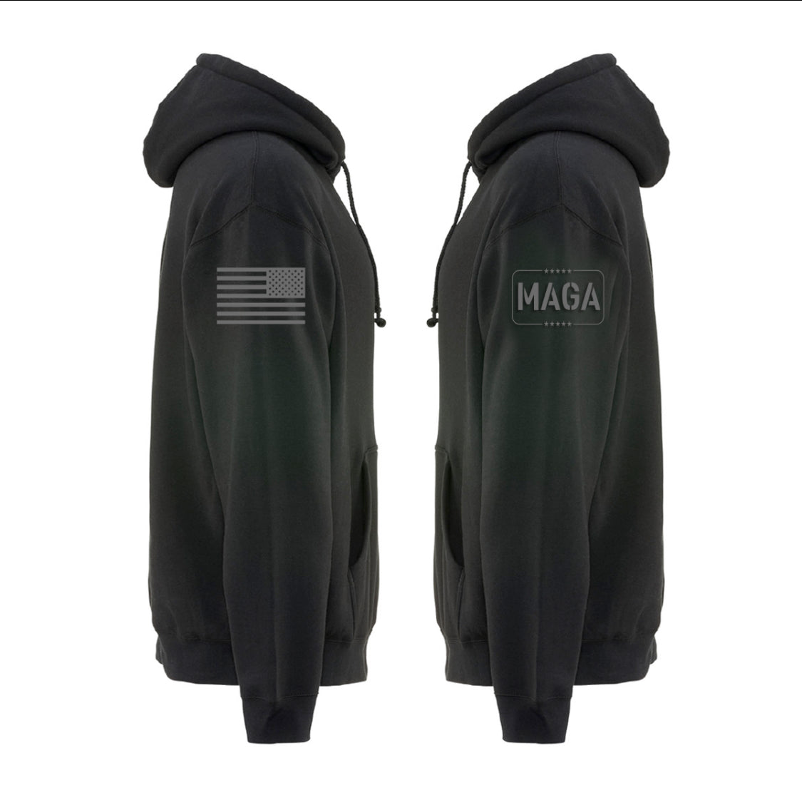 45/47 Black Hoodie