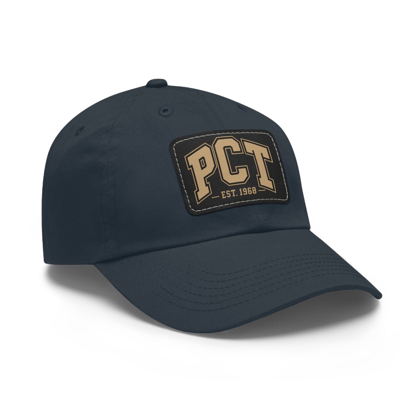 Pacific Crest Trail Est. 1968 Leather Patch Baseball Cap