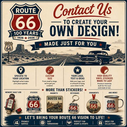 Route 66 Centennial Keychains – Wholesale Program