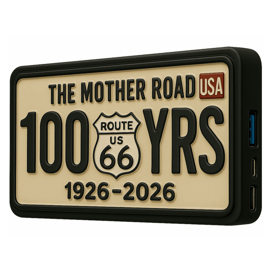 Route 66 Centennial Power Bank celebrating 100 years of the Mother Road