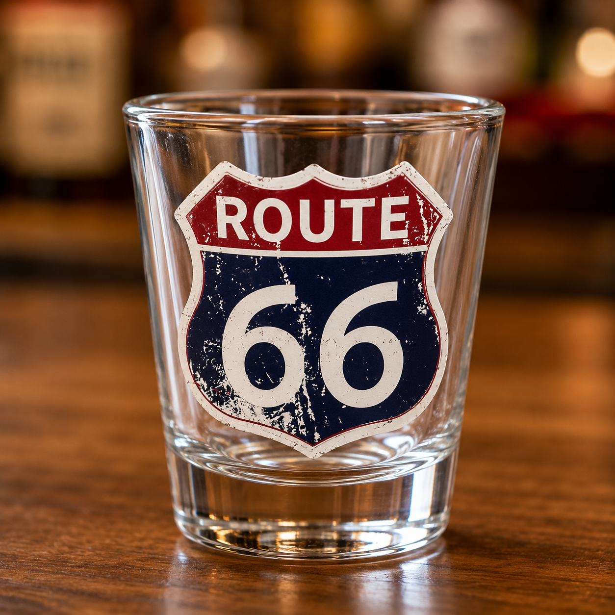 Route 66 Centennial Shot Glasses (2) – Bulk Wholesale Orders