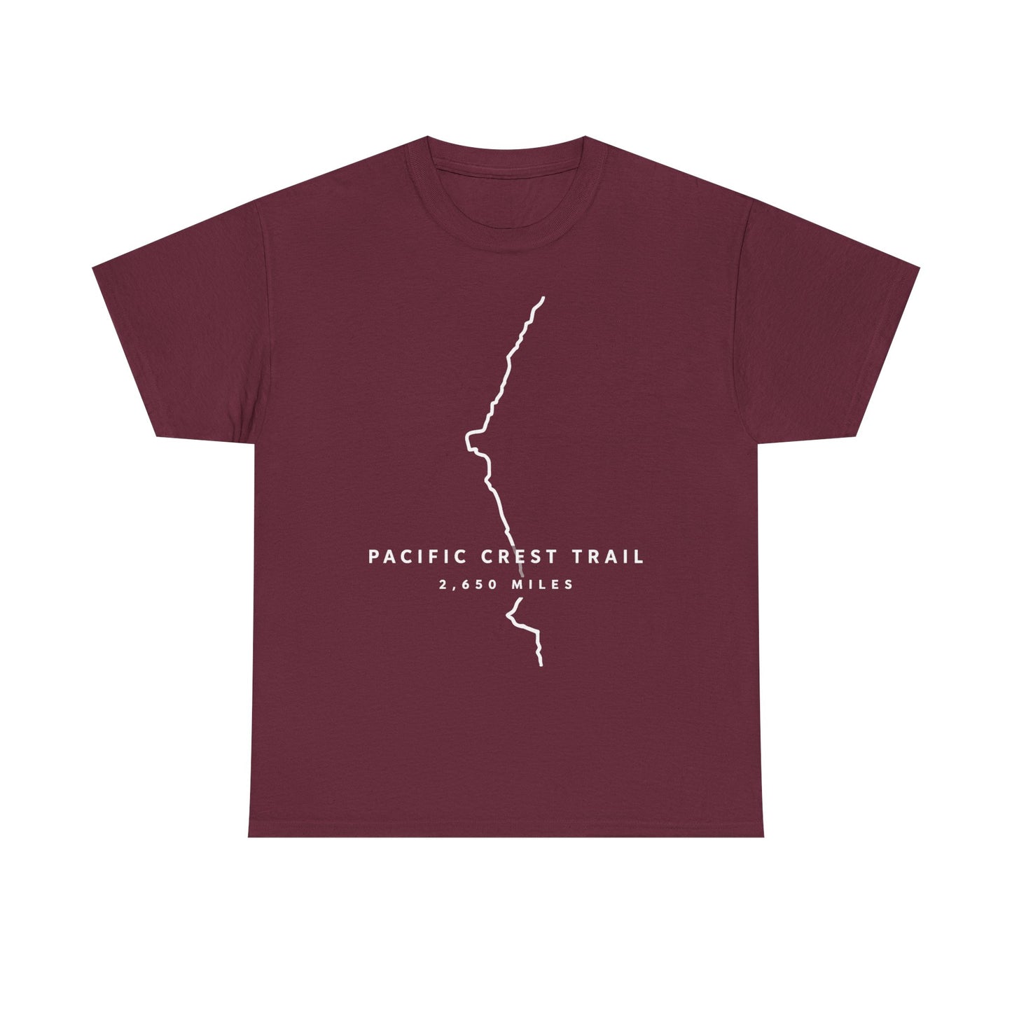 Pacific Crest Trail map T-Shirt | PCT 2,650 Miles Trail Tee