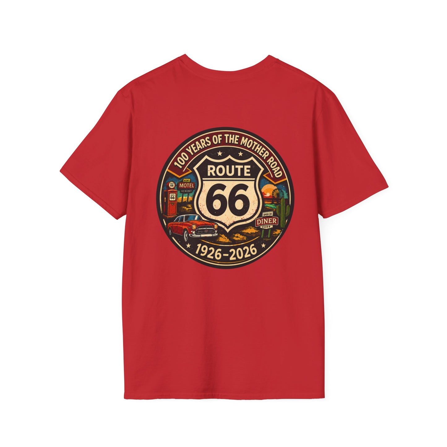 Route 66 Vintage Emblem T-Shirt