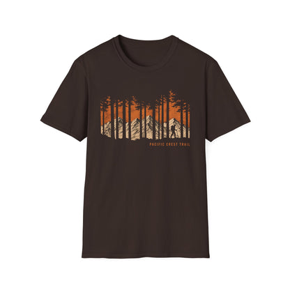 Pacific Crest Trail Sunset T-Shirt | Vintage Mountain Hiking Tee