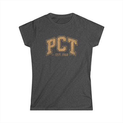 PCT Vintage Collegiate Women’s T-Shirt | Est. 1968 Retro Tee