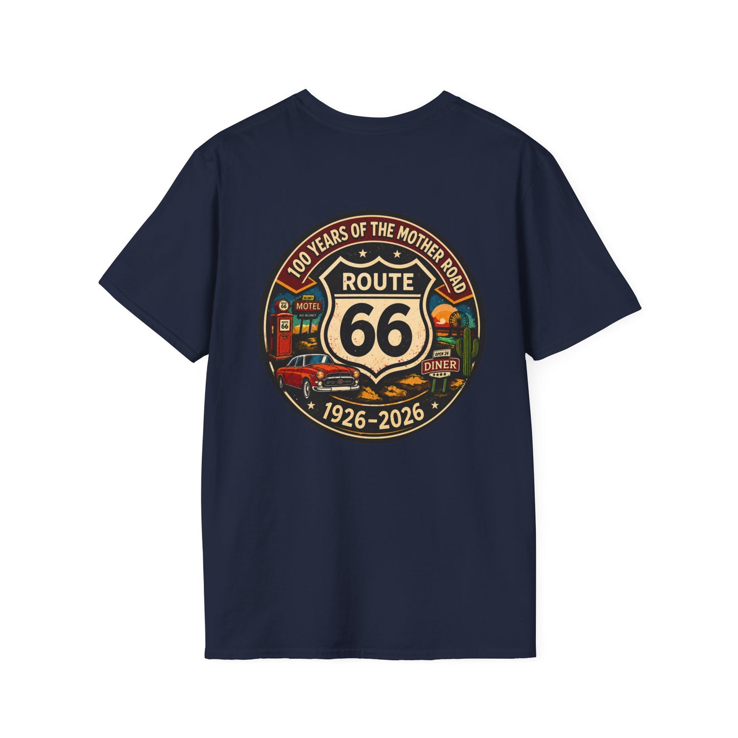 Route 66 Vintage Emblem T-Shirt