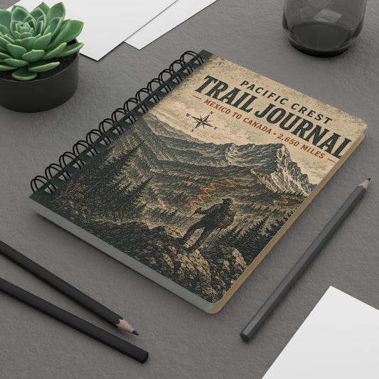 Pacific Crest Trail Spiral Journal | 2,650-Mile Hiker Notebook