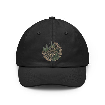 Mountain Compass Dad Hat | Forest Trail Embroidered Cap