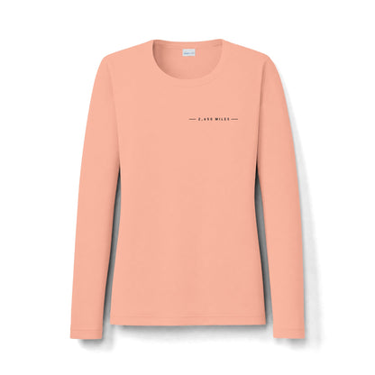 Pacific Crest Trail  UPF50 Women's Long Sleeve UV Tee — Mountain Hike Graphic
