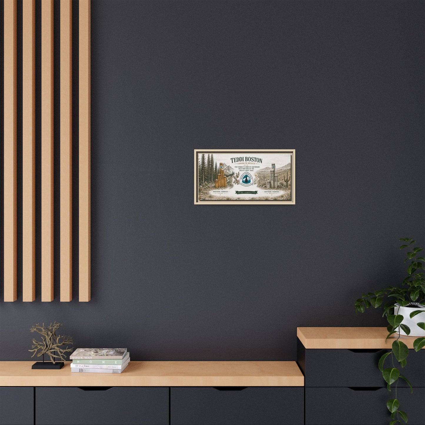 Matte Canvas, Framed (Multi-color)