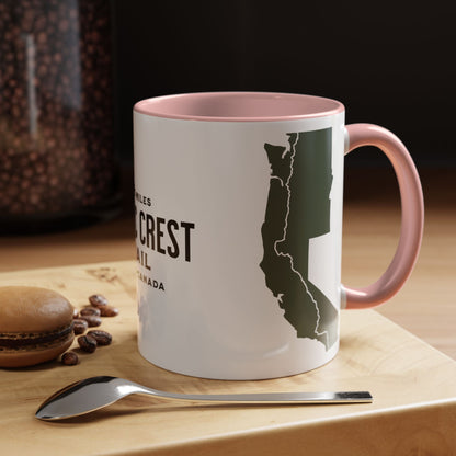 Pacific Crest Trail Classic Marker Accent Mug