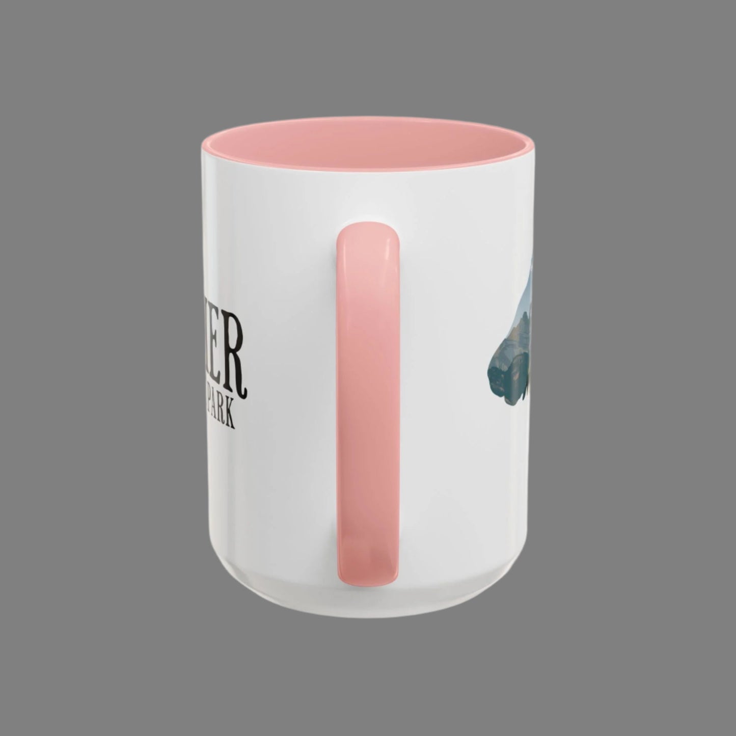 Glacier National Park Big Horned Sheep Colored Mug