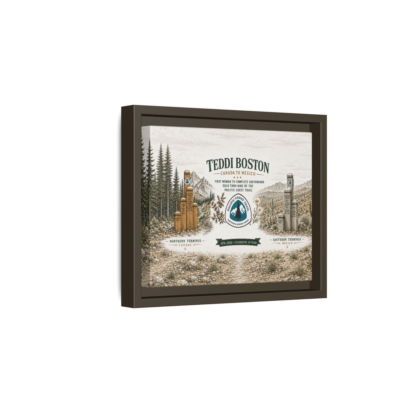 Matte Canvas, Framed (Multi-color)
