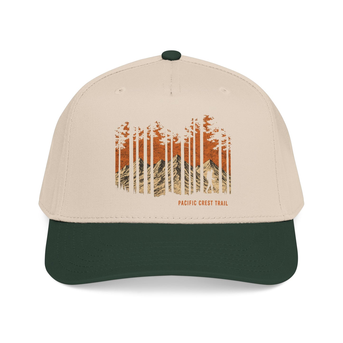 Pacific Crest Trail Vintage Forest Mountain Baseball Cap