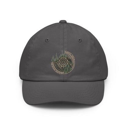 Mountain Compass Dad Hat | Forest Trail Embroidered Cap