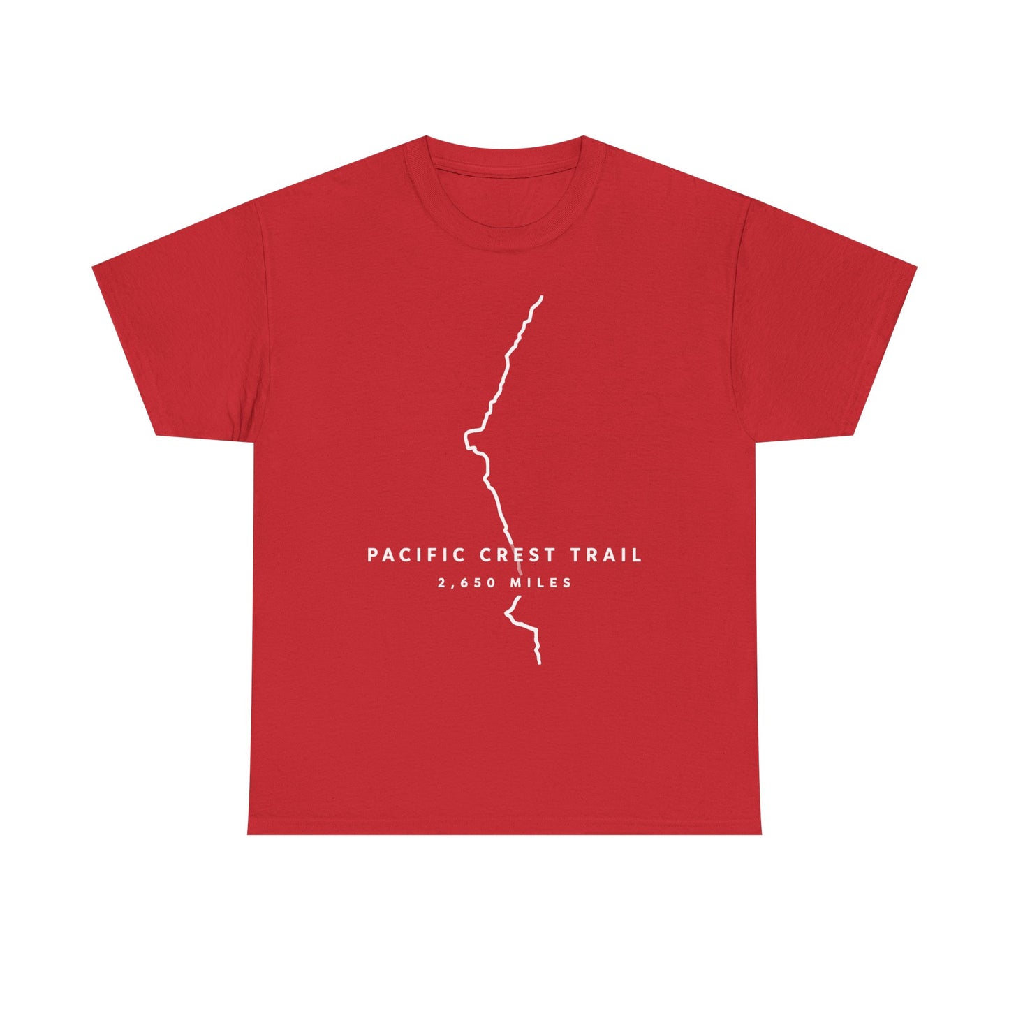 Pacific Crest Trail map T-Shirt | PCT 2,650 Miles Trail Tee