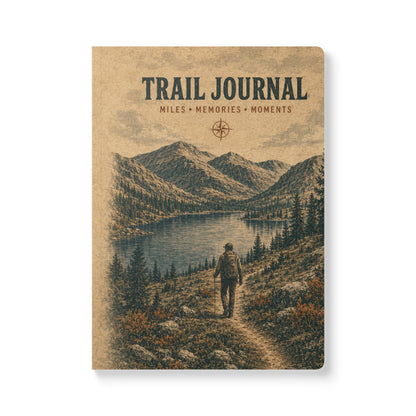 Trail Journal Softcover Notebook | Miles, Memories & Moments