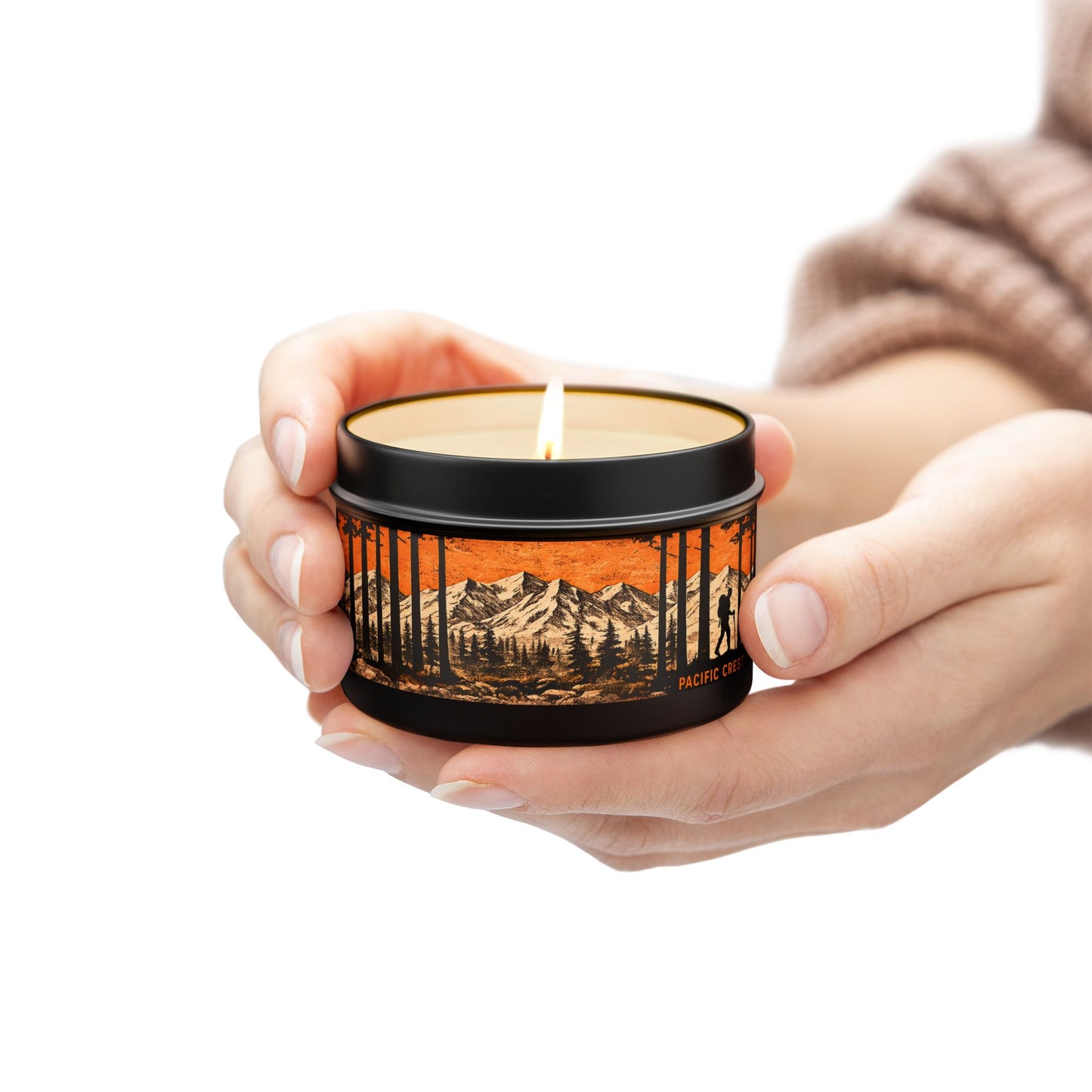 Pacific Crest Trail Mountain Forest Tin Candle | 4oz & 8oz