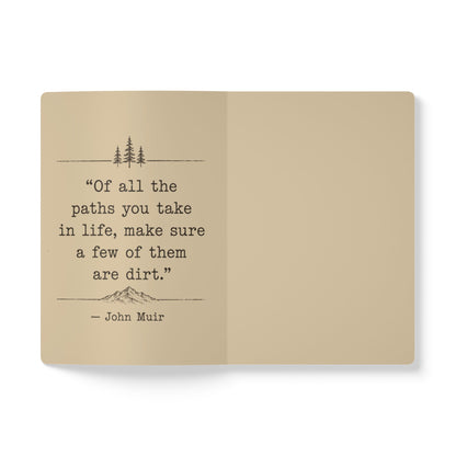 Trail Journal Softcover Notebook | Miles, Memories & Moments