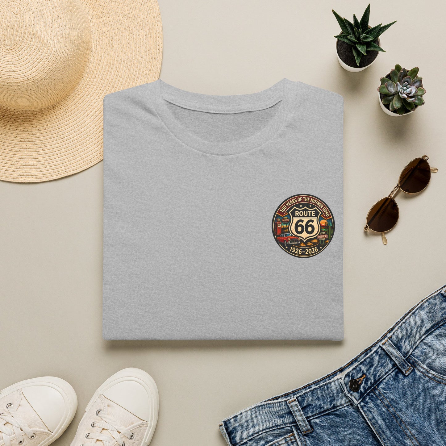 Route 66 Vintage Emblem T-Shirt