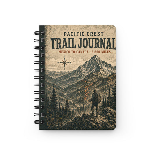 Pacific Crest Trail Spiral Journal | 2,650-Mile Hiker Notebook