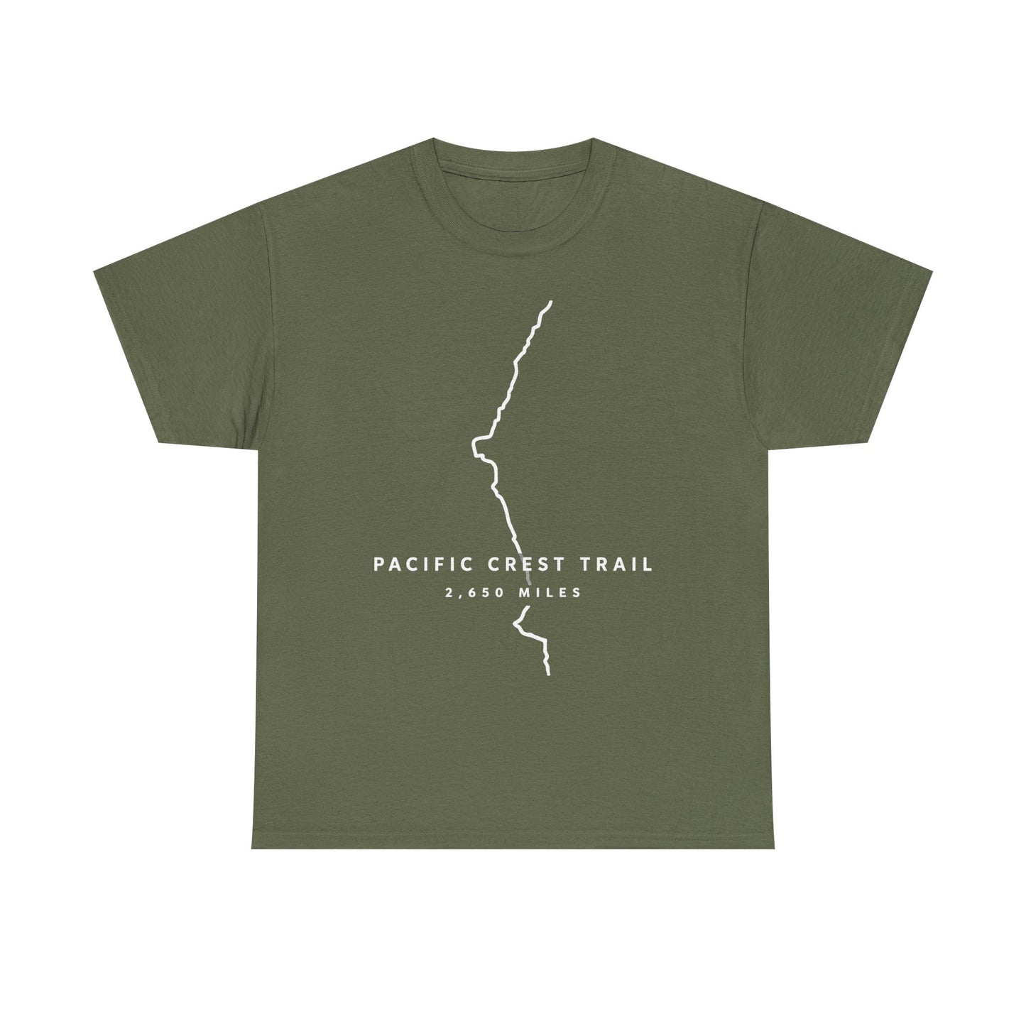 Pacific Crest Trail map T-Shirt | PCT 2,650 Miles Trail Tee