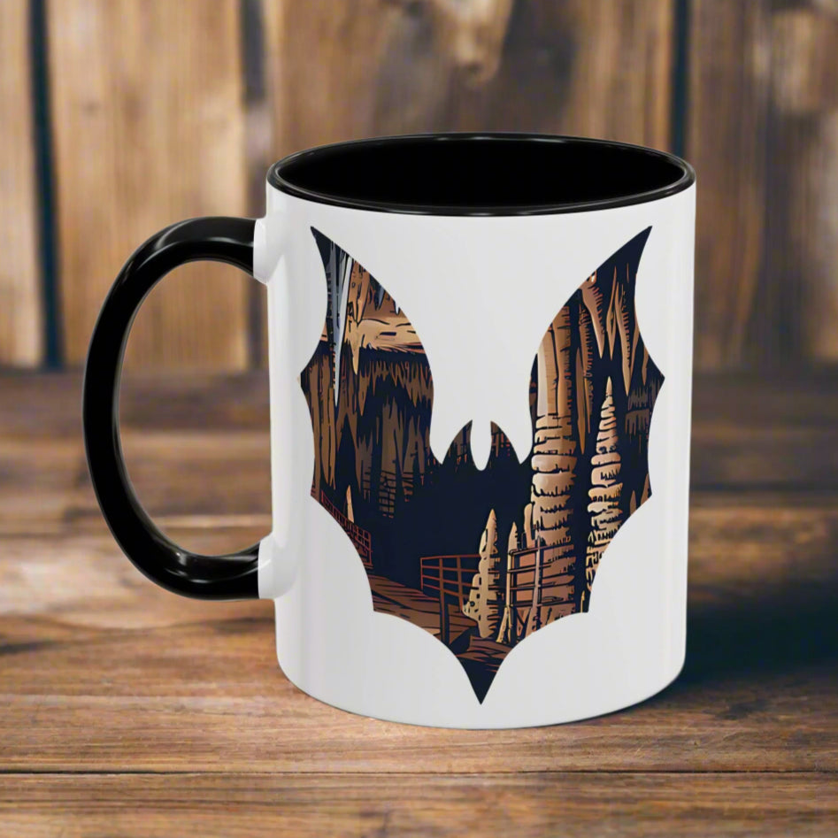 Carlsbad Caverns Park Bat Colored Mug
