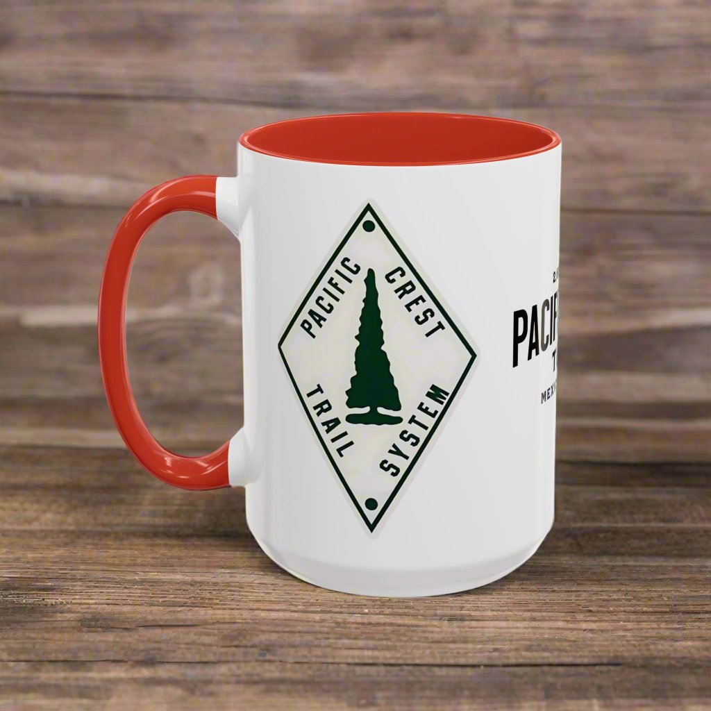 Pacific Crest Trail Classic Marker Accent Mug