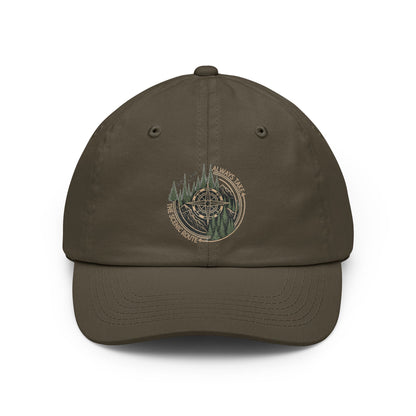 Mountain Compass Dad Hat | Forest Trail Embroidered Cap