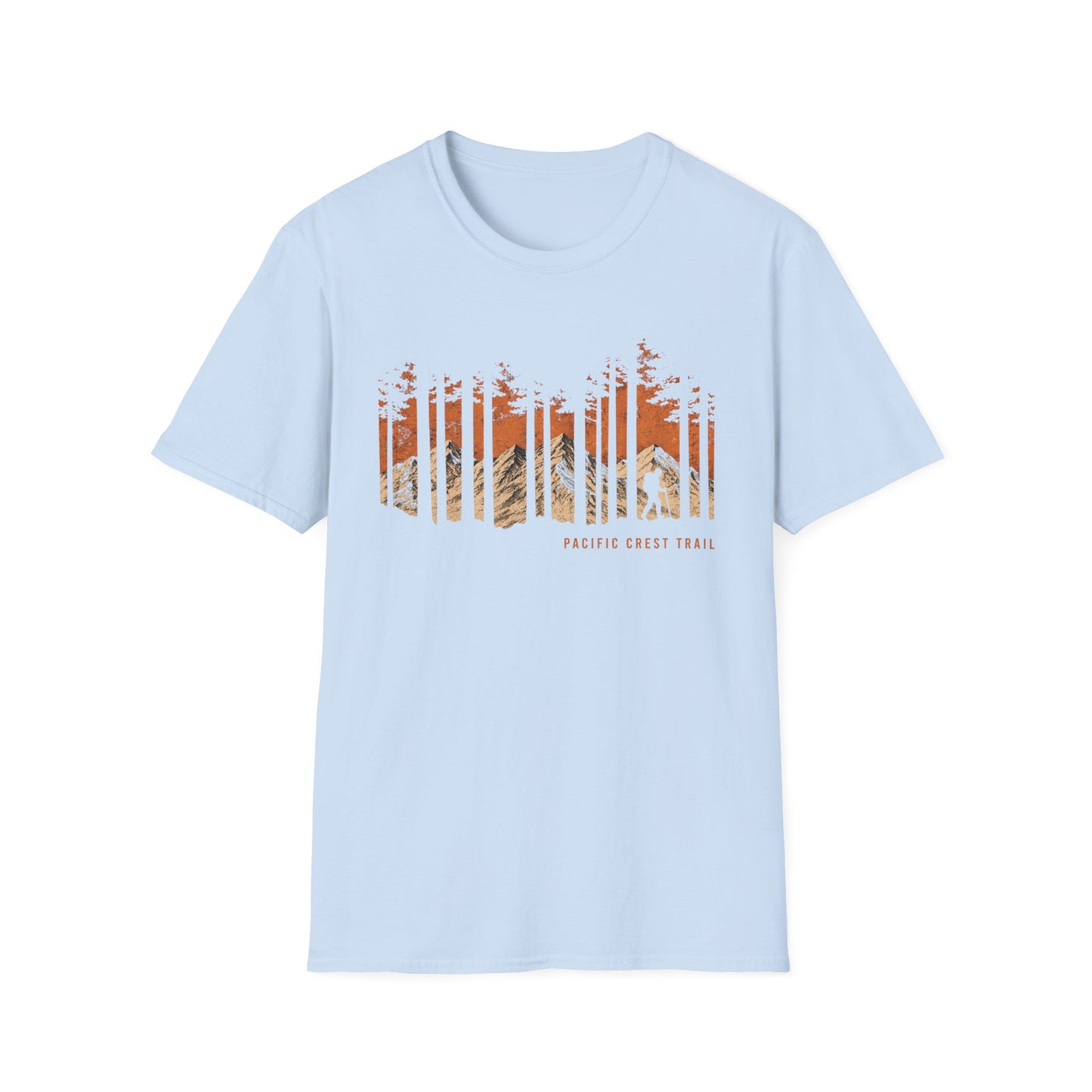 Pacific Crest Trail Sunset T-Shirt | Vintage Mountain Hiking Tee