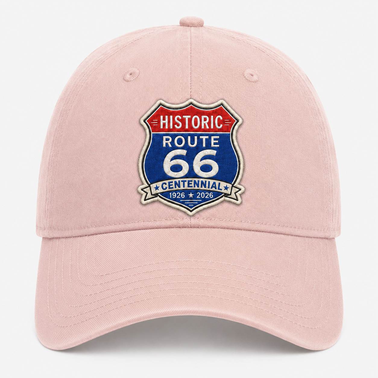 Route 66 Centennial Shield Hat - Multiple Colors and State Versions Available