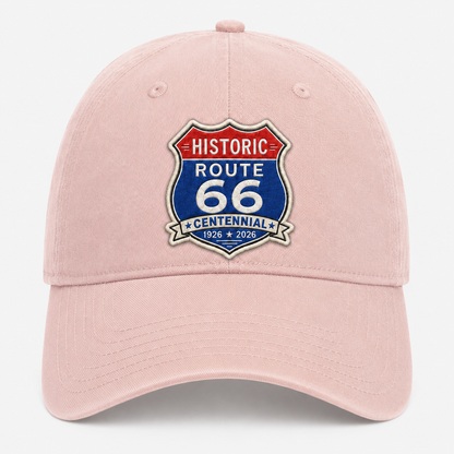 Route 66 Centennial Shield Hat - Multiple Colors and State Versions Available