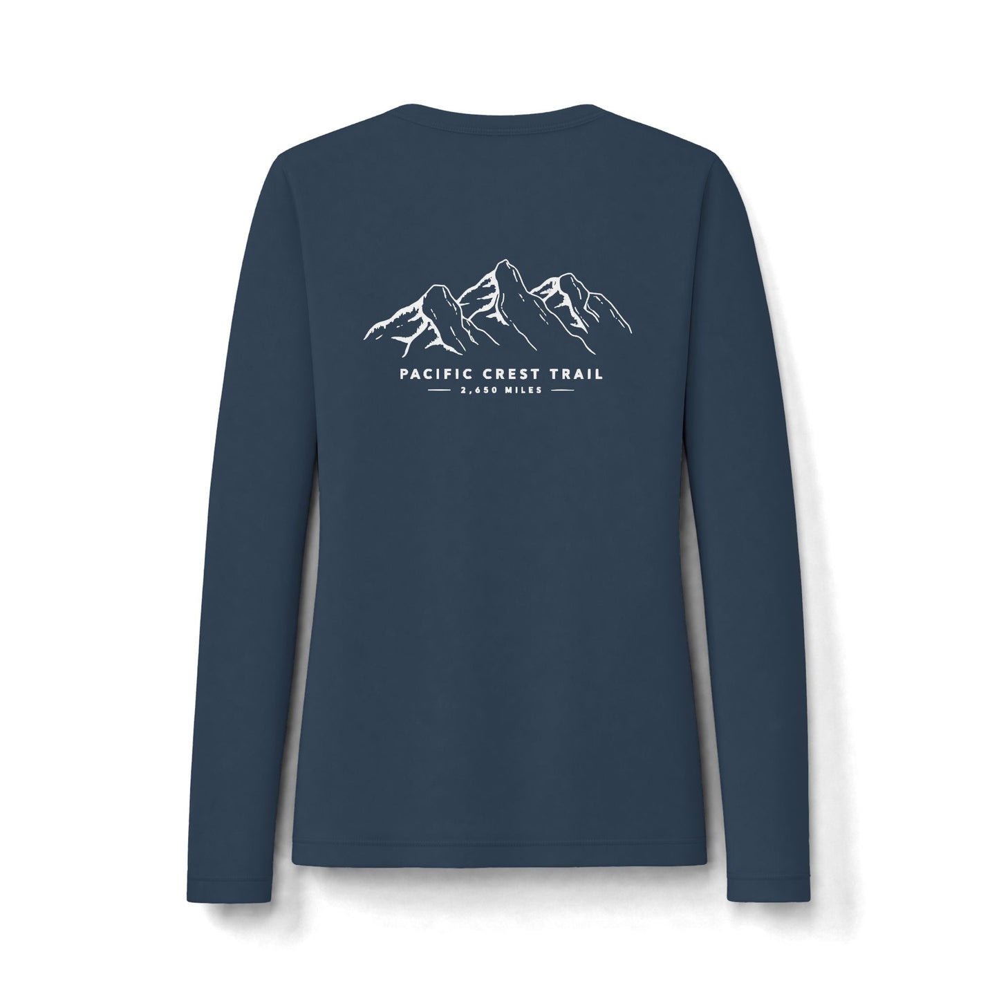 Pacific Crest Trail  UPF50 Women's Long Sleeve UV Tee — Mountain Hike Graphic