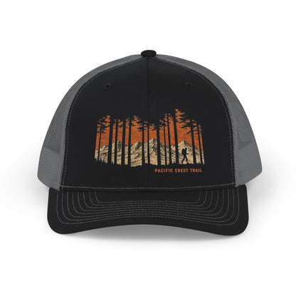 Pacific Crest Trail Trucker Hat | Vintage Hiker Mountain Cap