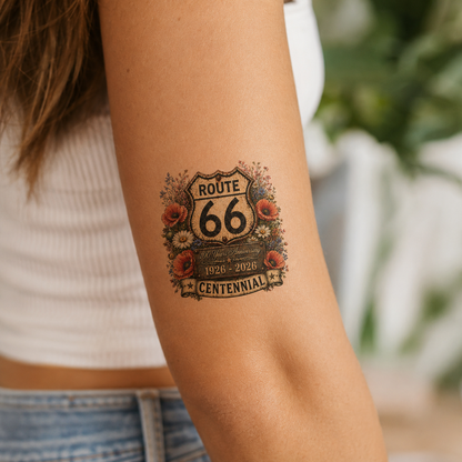 Route 66 Temporary Tattoos (3) – Bulk Wholesale Orders