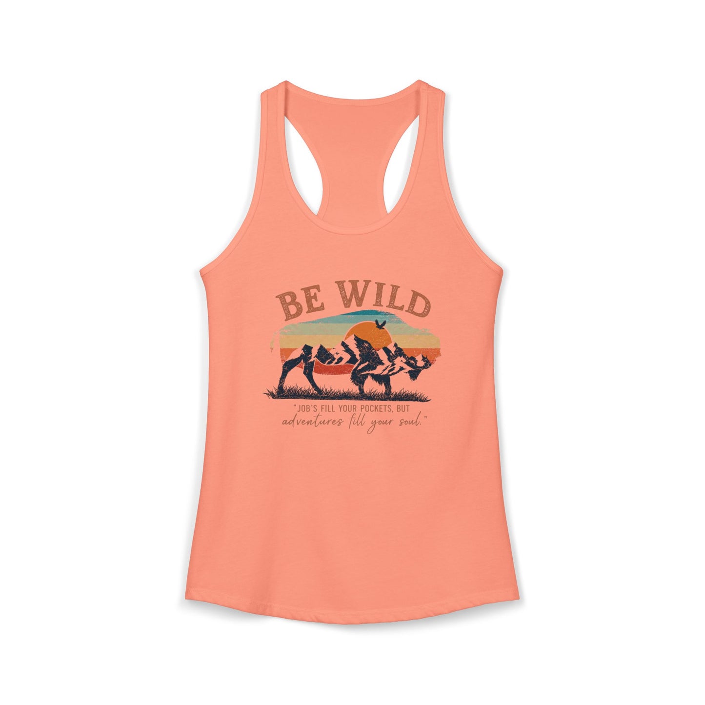 Be Wild Women's Ideal Racerback Tank