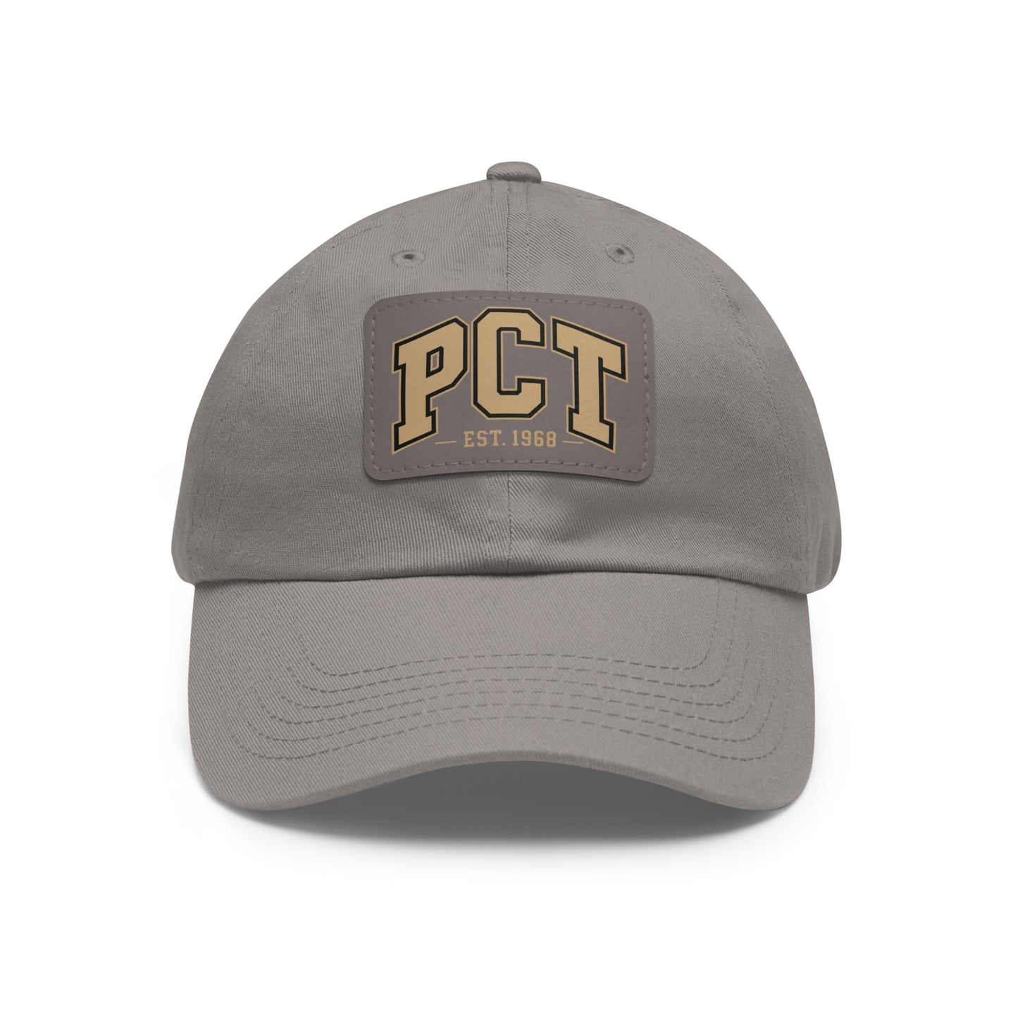 Leather Patch Dad Hat — PCT Vintage Baseball Cap