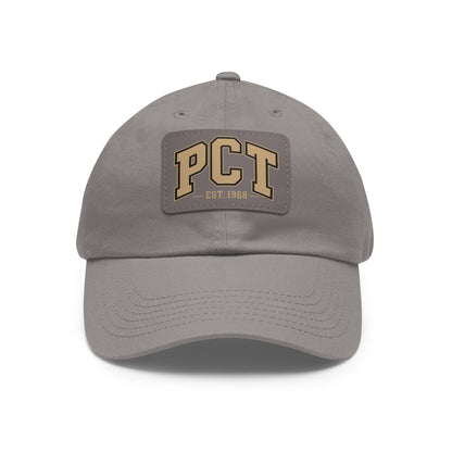 Leather Patch Dad Hat — PCT Vintage Baseball Cap