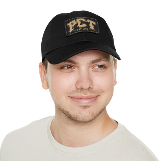 Pacific Crest Trail Est. 1968 Leather Patch Baseball Cap