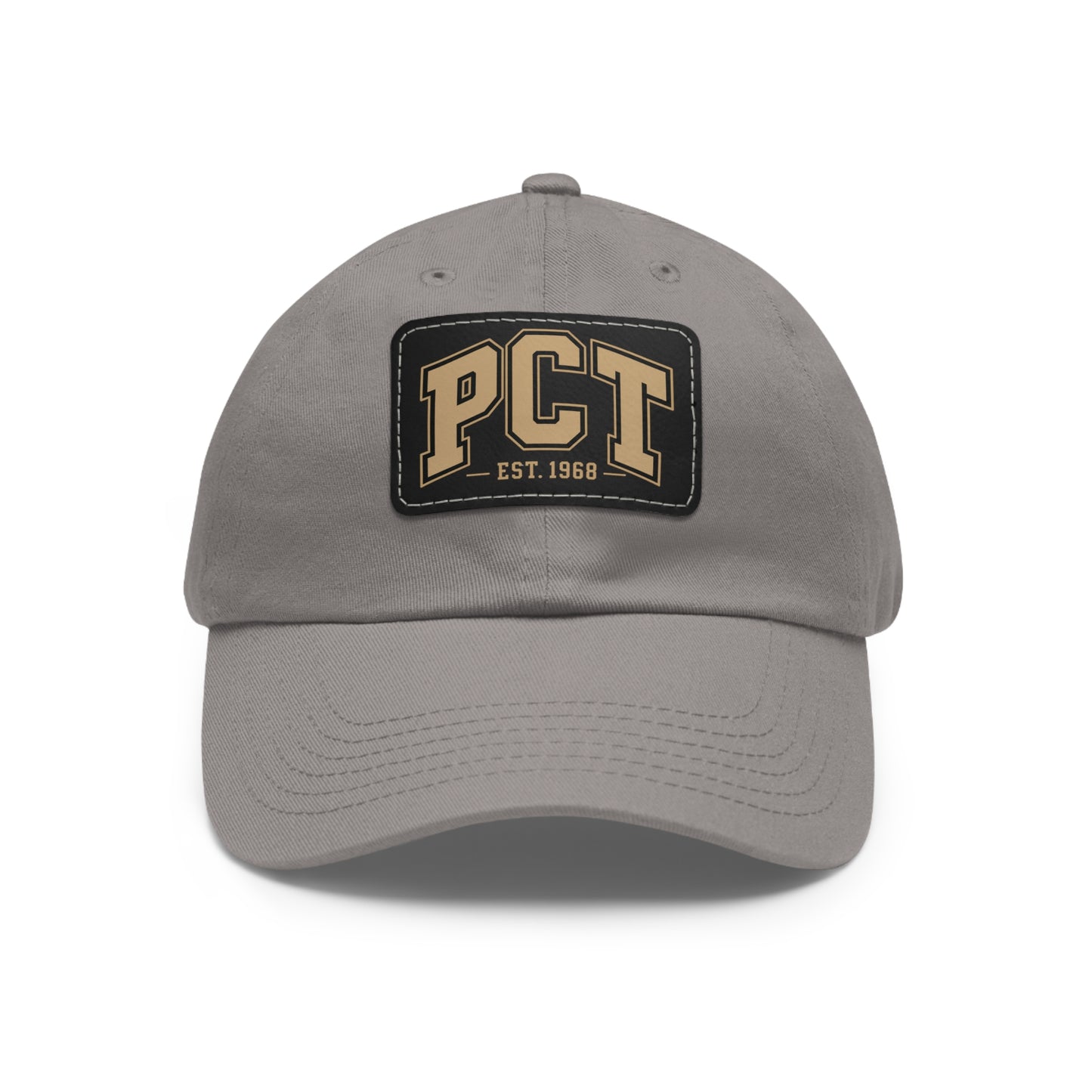 Leather Patch Dad Hat — PCT Vintage Baseball Cap