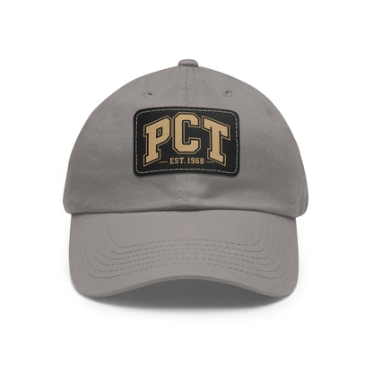 Leather Patch Dad Hat — PCT Vintage Baseball Cap