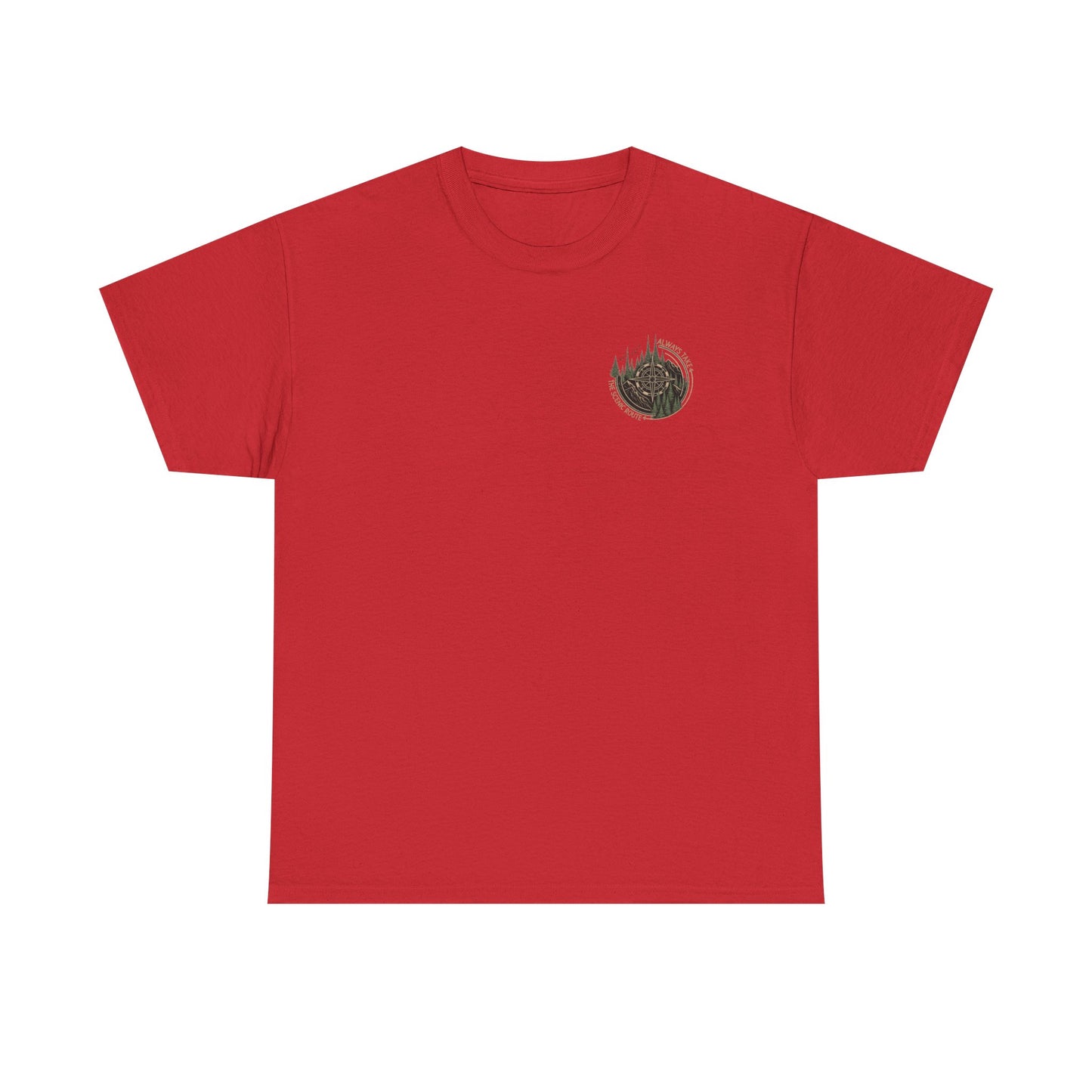 Nature Escape T-Shirt | Serene River and Mountain Landscape Tee