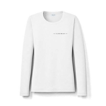 Pacific Crest Trail  UPF50 Women's Long Sleeve UV Tee — Mountain Hike Graphic