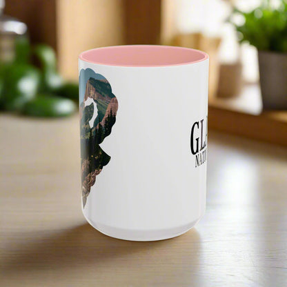 Glacier National Park Big Horned Sheep Colored Mug