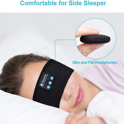 Sleep Headphones Bluetooth 5.0 Headband, Wireless Earphones Music Sleep Earbuds Sleeping Eye Mask with HD Stereo Speakers for Workout Running Travel Yoga, Ideal Gifts