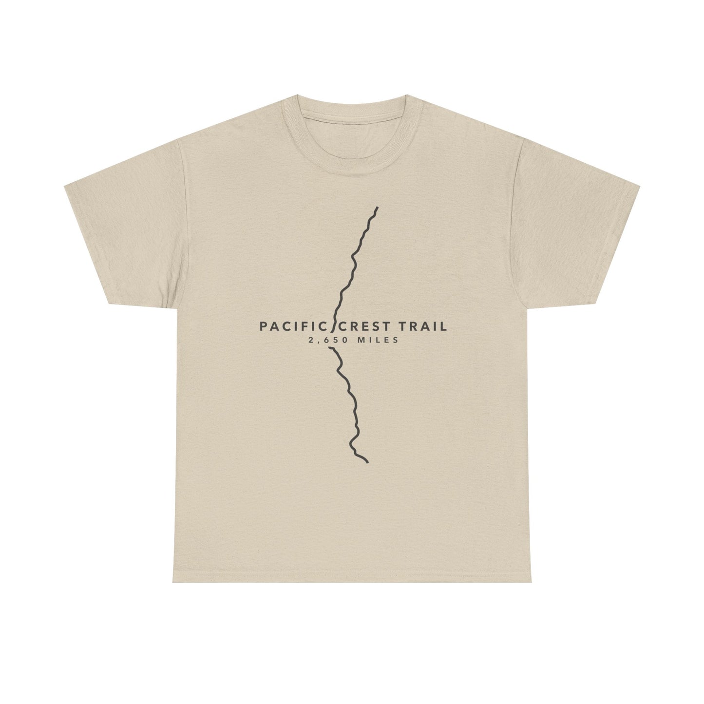 Pacific Crest Trail Map T-Shirt | PCT 2,650-Mile Trail Tee